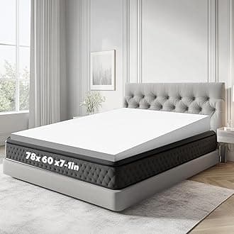 Mattress Wedge, 7 Inch Queen Incline Wedge for Acid Reflux Gerd, Neck and Back Pain, Snoring, Adjustable Elevator Under Mattress Topper Support for Bedroom