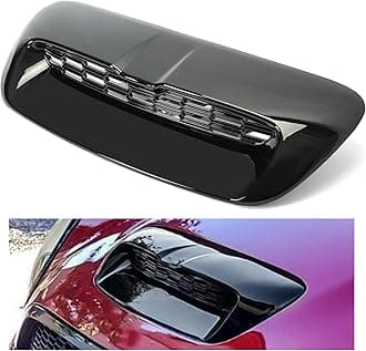 Kojem Hood Bonnet Air Intake Vent Scoop Cover Compatible with 2007-2013 Mini Cooper S R55 R56 R57 R58 R59 Black