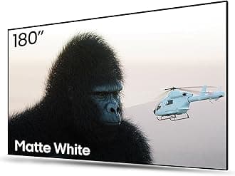 AWOL VISION 180-inch Projector Screen Fixed Frame, 1.3 dB Peak Gain, The Perfect Combo with LTV-2500, 80% Picture Quality Improved, 4K / 8K Ultra HD, Active 3D Wall Mount Projector Screen, MW-180