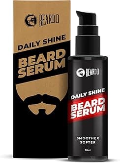 Beardo Beard Serum For Men - 1.69 oz | Daily use beard serum for men | Softens and Smoothes Rough Beard | Gives Beard Shine & Nourishes Beard l Non Sticky
