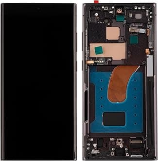 【US Version with Fingerprint】 SwarKing OLED Digital Display Replacement Compatible with for Samsung Galaxy S23 Ultra S918W S918U LCD Display Touch Screen Digitizer Assembly with Repair Tools-6.8inch