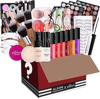 Makeup Set, 42 Pcs Makeup Kit for Women Full Kit, All-In-One Makeup Kit for Teenage Girls, Includes Eyeshadow Blush Lipstick Concealer etc, Pro Multi-purpose Essential Starter Bundle Set#5
