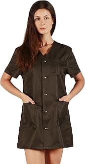 Ladybird Line Women’s Pro Salon Jacket Stylish Coat Bleach Resistant and Water Resistant Black Size - Large