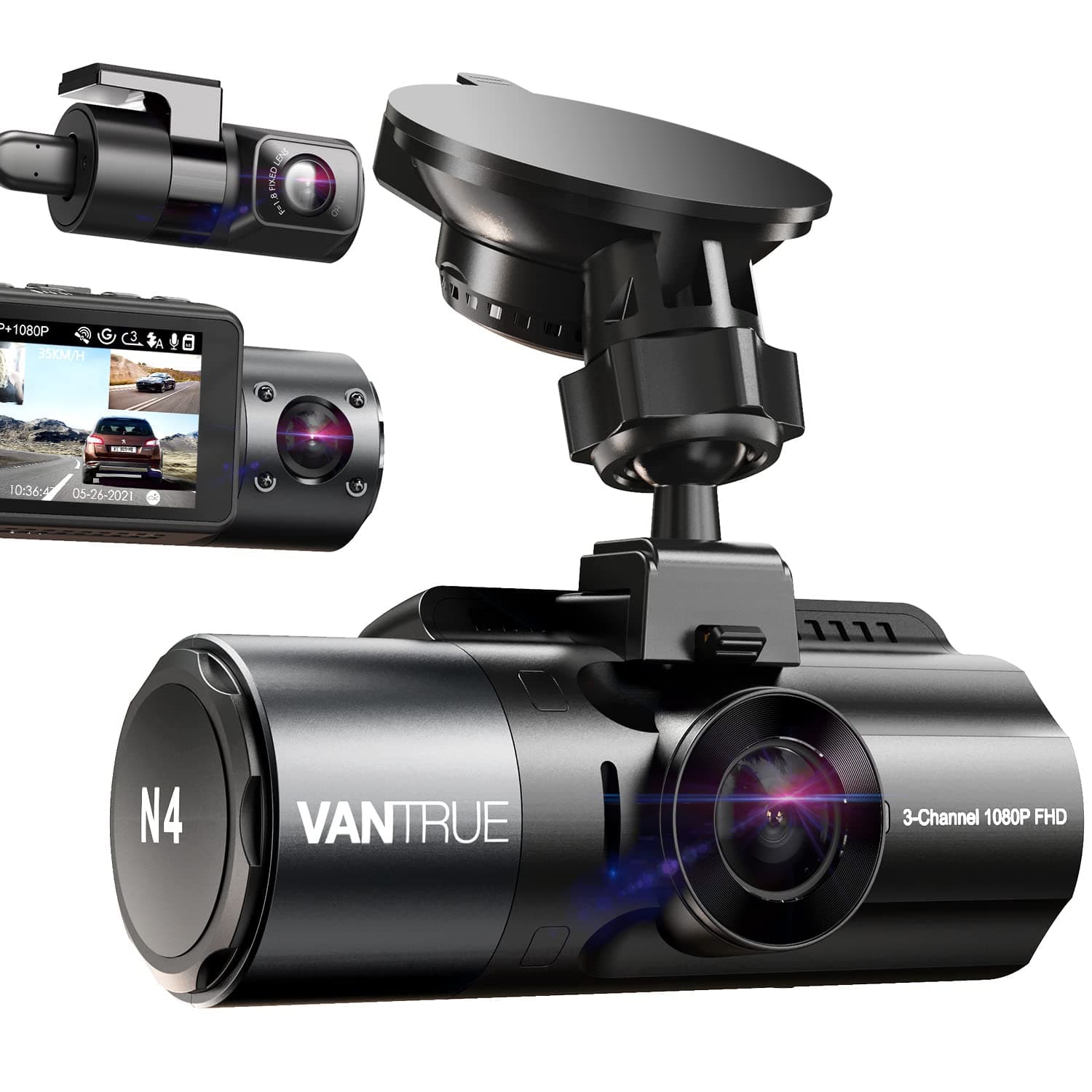 Vantrue 3 Channel Dash Cam