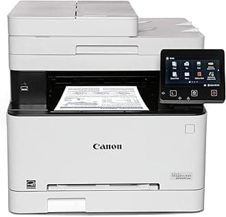 Canon imageCLASS MF656Cdw - Wireless Duplex Color Laser Printer, All-in-One with Copier, Scanner, Fax, Auto Document Feeder, Mobile Ready, 3 Year Limited Warranty, 22 PPM, White