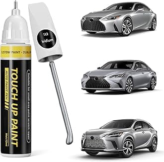 (Iridium (1L2) Car Touch Up Paint for Lexus,Car Paint Scratch Repair Kit,2 in 1 Premium Scratch Remover Pen with Exact Color-Matched