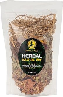 Royal Swag Ayurvedic Herbal Hair Oil Mix 30g pack Jadibooti Mix Dry for Healthy Hair Growth Packed with Goodeness of Ayurvedic Natural Dried Herbs For Oil Infusion |Made In India