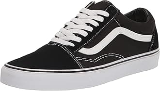 Vans Men's Old Skool Classic Suede/Canvas' Sneaker, 6 UK, Black White, 40.5 EU