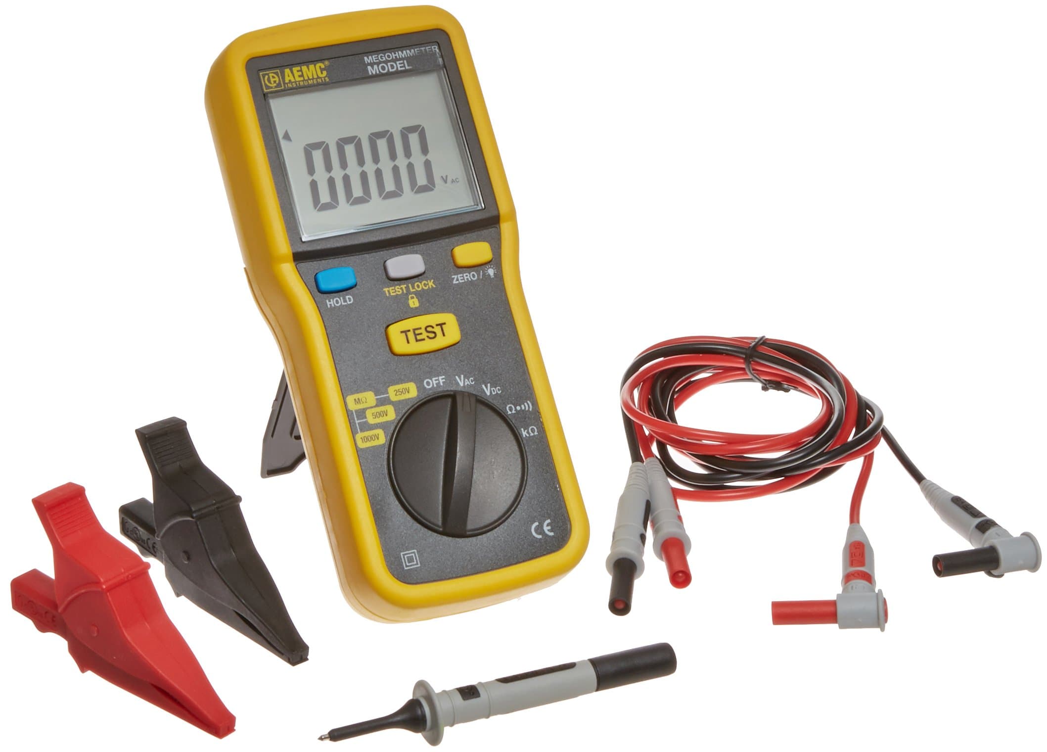 2126.53 Digital Megohmmeter, 1000V, Black