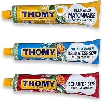 German Mayo & Mustard Set - 3 x 200 ml - Thomy - Germany