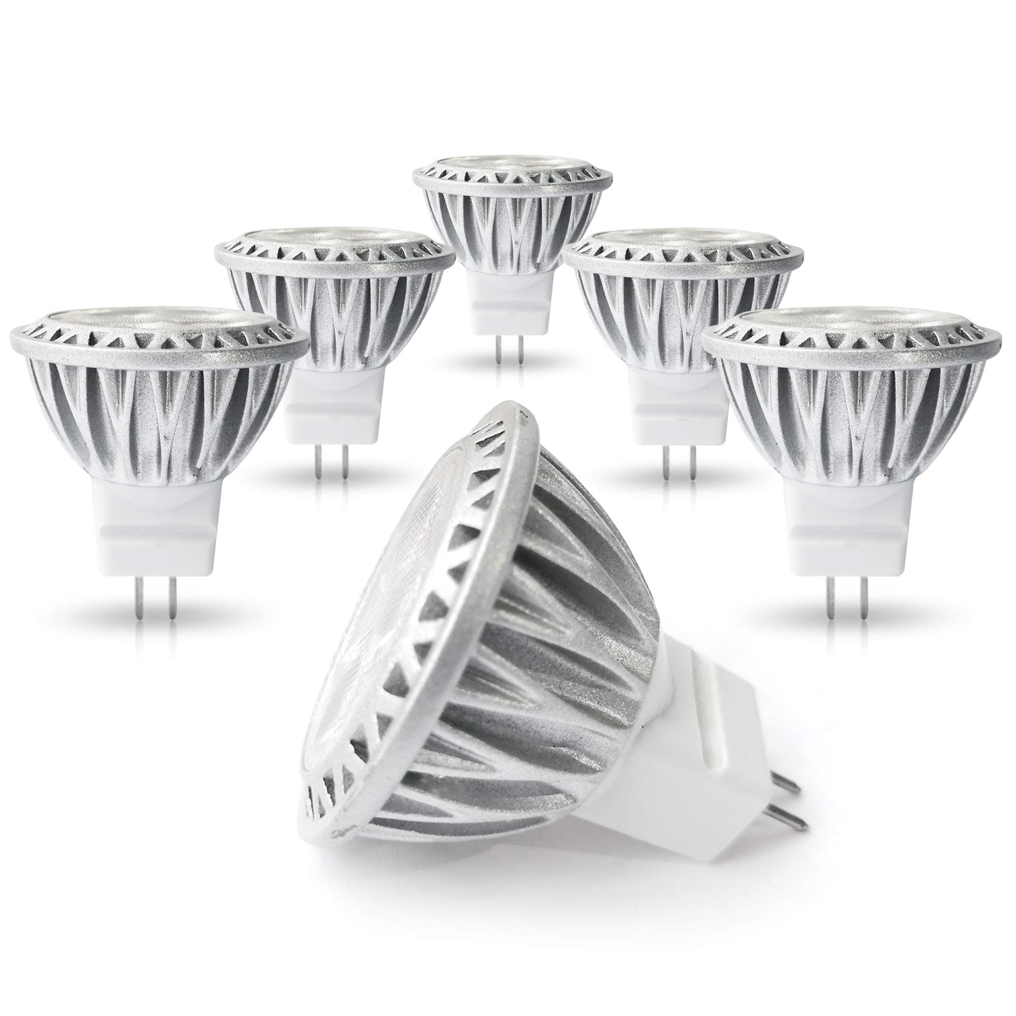 MR11 GU4 Led Bulbs 3000K Soft Warm White 3W, Replace 10W 20W 35W Halogen Equivalent,12V MR11 GU4 Low Voltage Spotlights for Outdoor Landscape Flood Yard Track Lighting,Not Dimmable,30 Deg,6 Pack