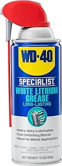 WD-40 Company Specialist Lithium Industrial Machinery Grease Spray, 10 Oz, White