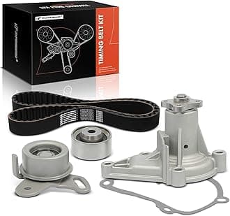 A-Premium Timing Belt Kit & Water Pump Compatible with Hyundai Accent 1996-1997 1.5L, Accent 2001-2011 1.6L, & Kia Rio/Rio5 2006-2011 1.6L 4-PC Set