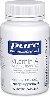 Vitamin A - 3,000 mcg - from Cod Liver Oil - Immune & Vision Support* - Vitamin A Palmitate Supplement - Non-GMO - 120 Softgel Capsules
