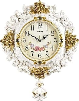 Decorative Large Nordic Creative Simplicity Art Wall Clock For Living Room Bedroom Kitchen Office Decor Vintage (Color : B)