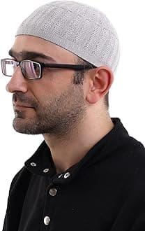 ihvan online Turkish Muslim Winter Kufi Hats for Men, Taqiya, Takke, Peci, Islamic Caps, Islamic Gifts, Standart Size