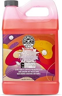 Chemical Guys CWS215 Sticky Snowball Ultra Snow Foam Car Wash Soap (Works with Foam Cannons, Foam Guns or Bucket Washes) for Cars, Trucks, Motorcycles, RVs & More 128 fl oz (1 Gallon) Cherry Scent