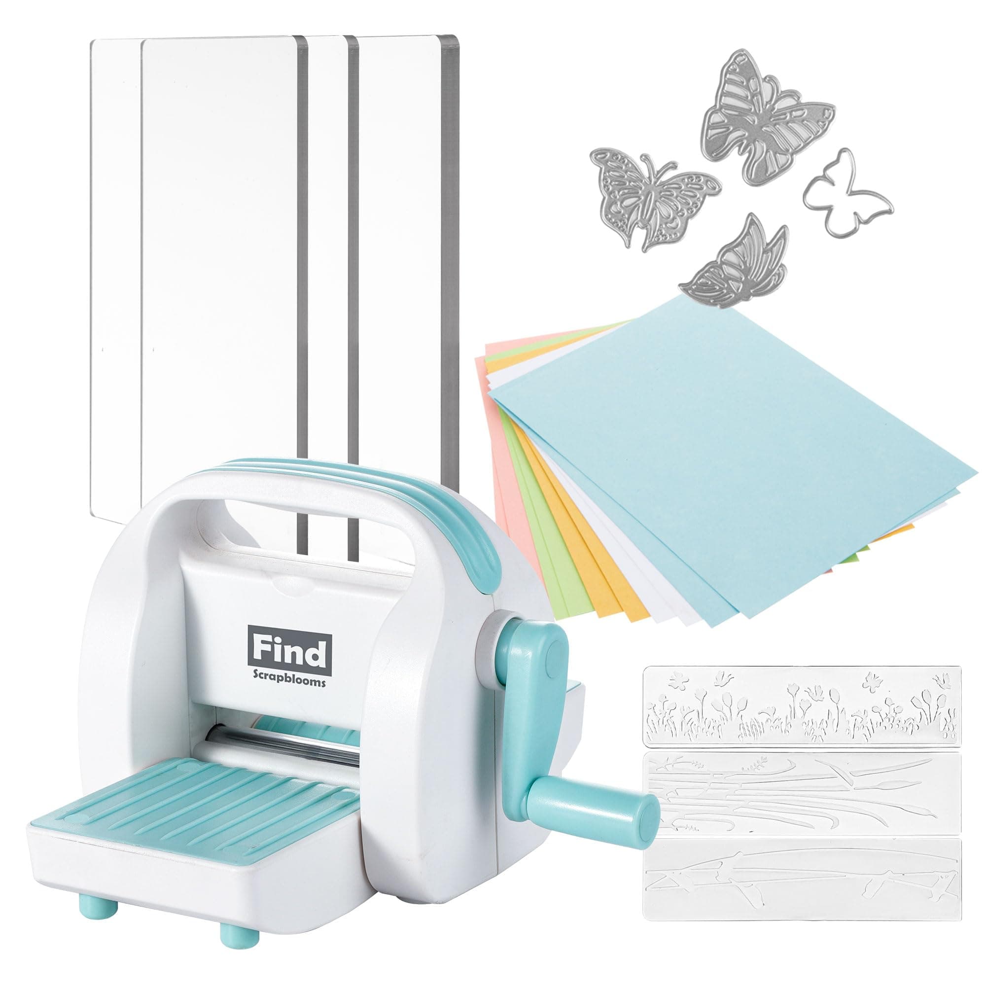 Mini Die Cutting Machine, 3 inch Embossing Machine for Scrapbooking,Cardmaking, 3 1/8" Feeding Slot