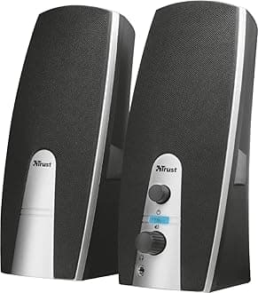 Trust Mila 2.0 Speaker Set 5W Black, Silver Loudspeaker