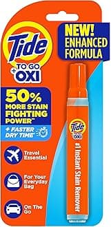 Tide Liquid Stain Remover for Clothes, Tide To Go Pen, Instant Spot Remover for Clothes, Travel & Pocket Size, 1 Count