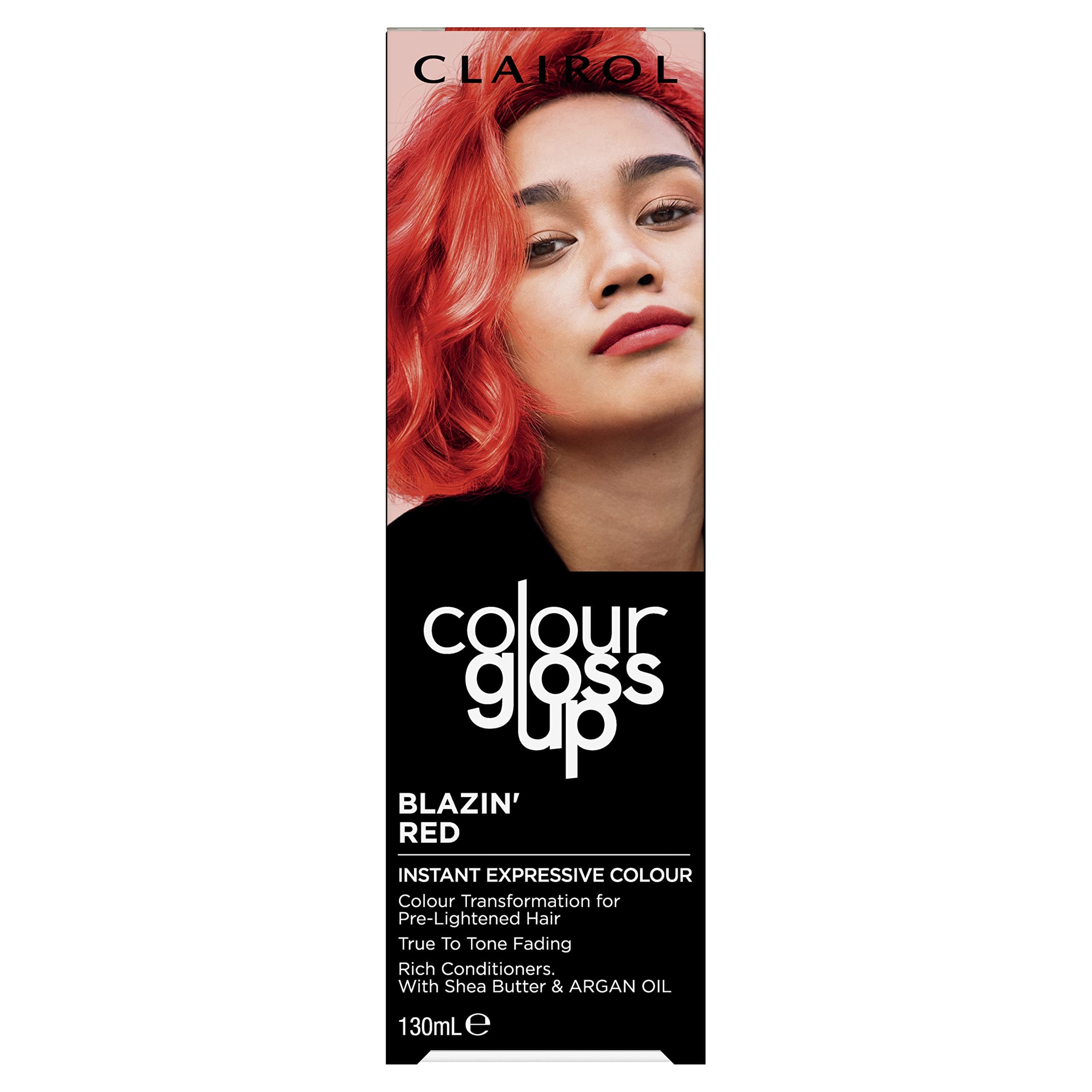 Colour Gloss Up, Temporary Colour Gloss, Blazin' Red, 130ml