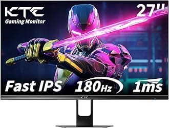 27 Inch Gaming Monitor, 180Hz, Full HD 1920 X 1080, IPS, DP 1.4 & Hdmi 2.0 Ports, 1 Ms, Freesync, Frameless, for PC, HDR, VESA Support, H27F22