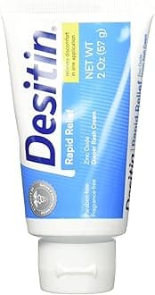 Rapid Relief Creamy Zinc Oxide Diaper Rash Cream (Pack of 2)