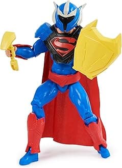 DC Comics Superman Man of Steel Action Figure, 30 cm, Fully Poseable Figure with 9 Pieces of Equipment for Exciting Role Play, Toy for Children from 4 Years