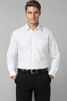 Men's Cotton Slim Fit Ditsy Printed Full Sleeve Shirt