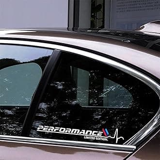 Side Window Sticker for BMW 1 2 3 4 5 6 7 Series X1 X2 X3 X4 X5 X6 X7 M3 M5 Z4 (Side Window Sticker-White)