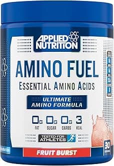 AN Health & Fitness Amino Fuel - Essential Amino Acid (EAA) Powder Supplement Maximize Muscle Growth, 11g of Aminos Per Serving with BCAA’s (Fruit Burst, 390g)