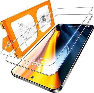 LϟK 3 in 1 for Samsung Galaxy S24 Screen Protector, 2 Pack HD Tempered Glass Film + 1 Dust Free Installation Tool, No Bubbles Samsung S24 Screen Protector