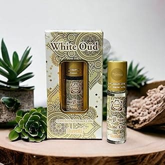 WHITE OUD - 6ML Perfume Oil - Rollon by Surrati, Made in Holy Makkah, Kindom of Saudi Arabia