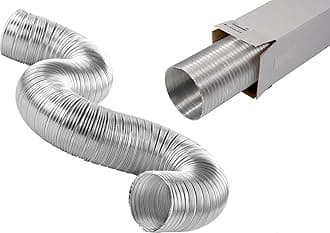 Aluminium Semi Rigid Flexible Duct Cooker Hood Kitchen Extractor Fans 4 5 6 inch (5 inch 1.5m)