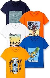 Boys BYS-TSRT-02 T-Shirt (pack of 5)