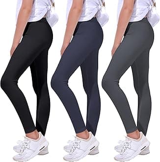 Quedoris Girls Printed Leggings Yoga Pants Multipack Leggings for Kids in 3t to 13 Years