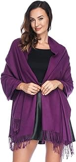 HOYAYOCashmere Pashmina Shawls and Wraps Scarf(20+Colors Available)