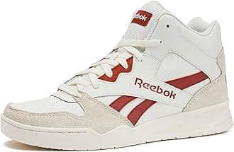ReebokUnisex Royal Bb 4500 Hi2 High Top Sneakers for Men, Chalk/Vintage Chalk/Hoop Red, 4 UK