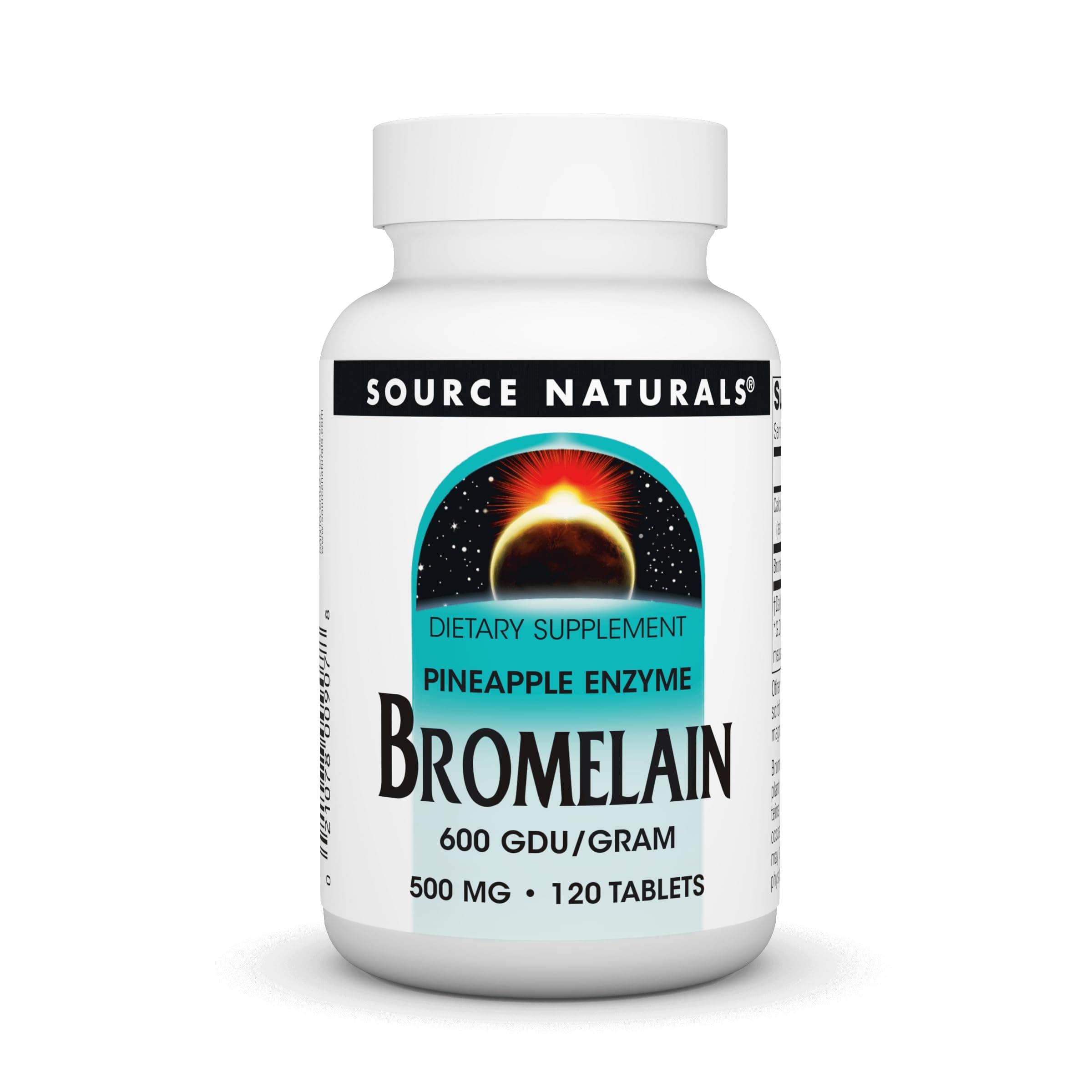 Bromelain 500mg Proteolytic Enzyme Supplement - 120 Tablets