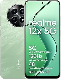 Realme 12x 16,9 cm (6.67") Double SIM Android 14 5G USB Type-C 8 Go 256 Go 5000 mAh Vert