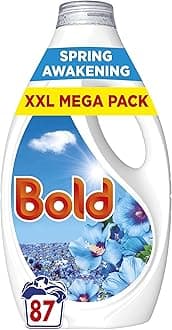 Bold Washing Liquid Laundry Detergent 87 Washes, 2.697l, Spring Awakening, Outdoor Freshness That Lasts And Lasts With Build In Stain Remover And Lenor Freshness