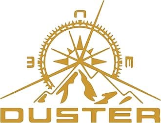 BIRD'S MIND Compass Stickers Compatible with Duster Renault Car Back Sides Bumper Decal Black Vinyl L x H 20.00 cm x 15.00 cm (Golden)