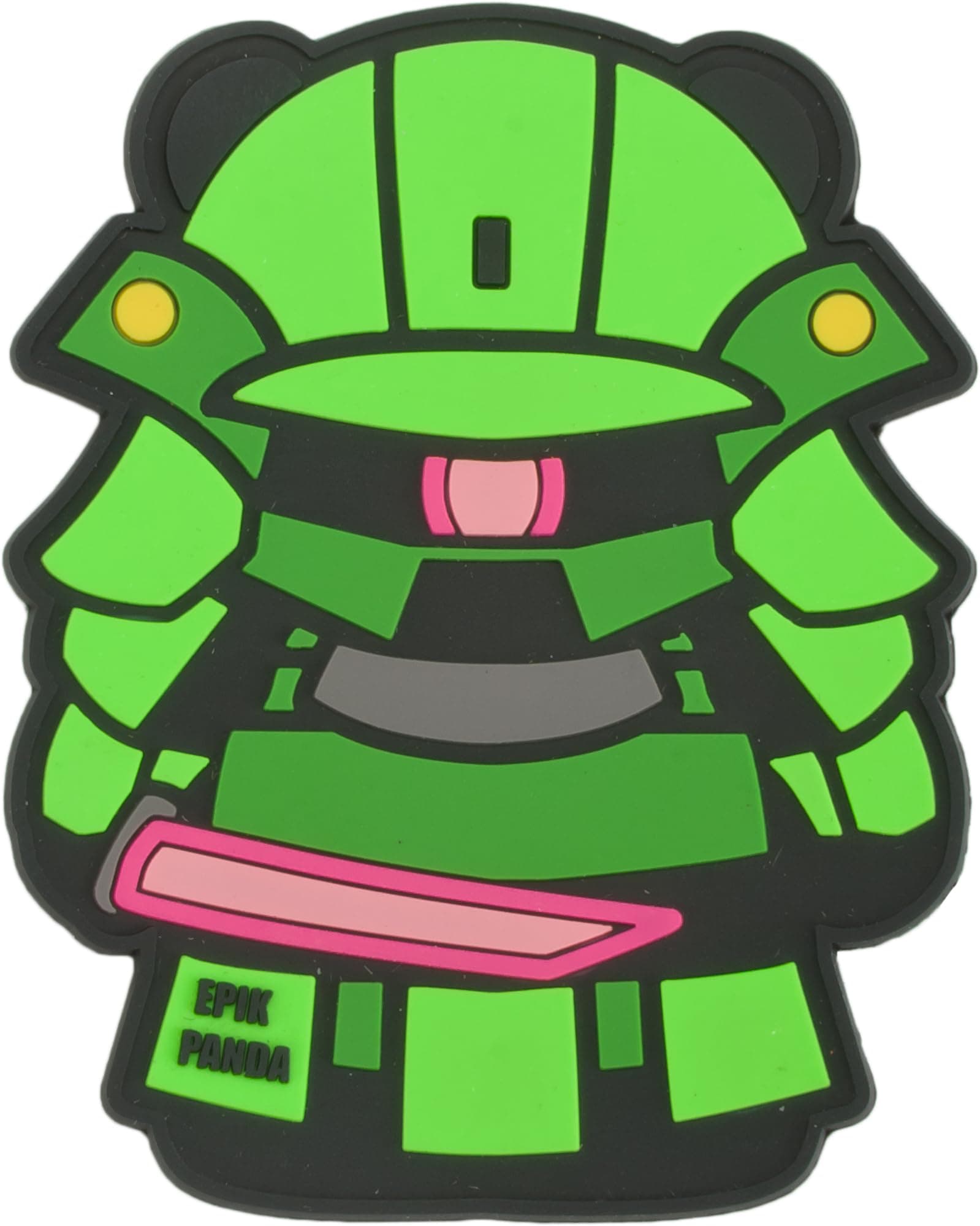 Samurai Panda Cyclops PVC Patch