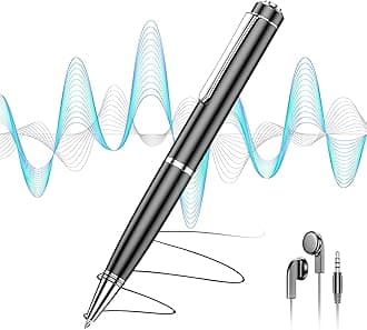 128GB Digital Voice Recorder, Voice Activated Recorder with Playback, Professional Audio Recorder for Conference/Meeting/Course, Portable Audio Recorder for Transfer