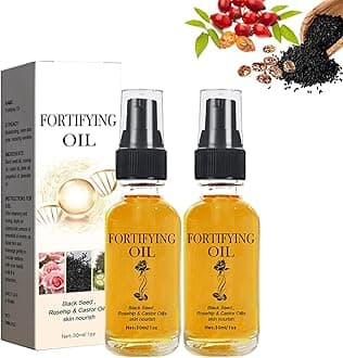 Lilinas Castor Oil - Castor Oil Black Seed Oil Rosehip Oil Face Serum, Lilinas Castor Oil for Face, Lilinas Oil Mixture, Oil for Face Castor Blackseed Rosehip Serum, Organic Golden Castor Oil (2pcs)