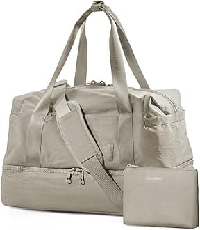 Weekender Bag, BAGSMART Travel Duffle Bag Carry On Bag Large Overnight Bag for Women