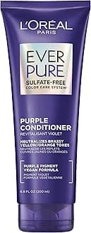 EverPure Sulfate Free Brass Toning Purple Conditioner for Blonde, Bleached, Silver, or Brown Highlighted Hair, 6.8 Fl; Oz (Packaging May Vary)