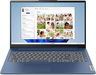 Lenovo IdeaPad Slim 3, 15.6" AMD Ryzen 5 7520U 8GB RAM 256GB SSD AMD Radeon 610M Graphics Windows 11 Home – Abyss Blue