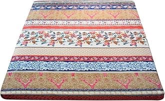 MAXYOYO Mattress Cover for Traditional Japanese Futon Mattress, Futon Floor Mattress Cover with Zipper, Super Soft and Machine Washable, Bohemian D, Twin