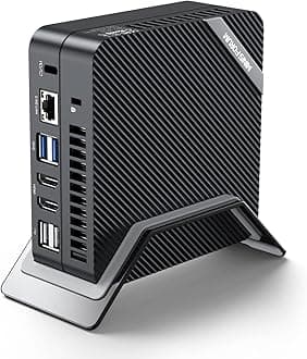 MINISFORUM Venus Series UM773 Lite Mini PC AMD Ryzen 7 7735HS Desktop Computer, DDR5-4800 32GB 1TB PCIe4.0 SSD, 2.5Gbps LAN, 2X4K HDMI, 1X8K USB4 Output, Radeon 680M Graphics Micro PC